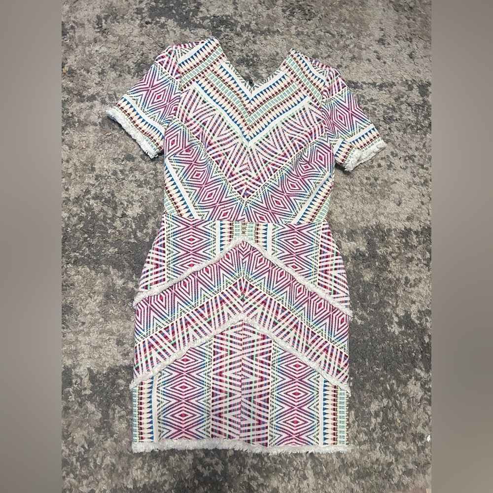 Adelyn Rae aztec print dress